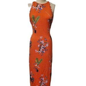 Ted Baker Joelia Tropical Oasis Bodycon Midi Dress – Size 1 (US 4)